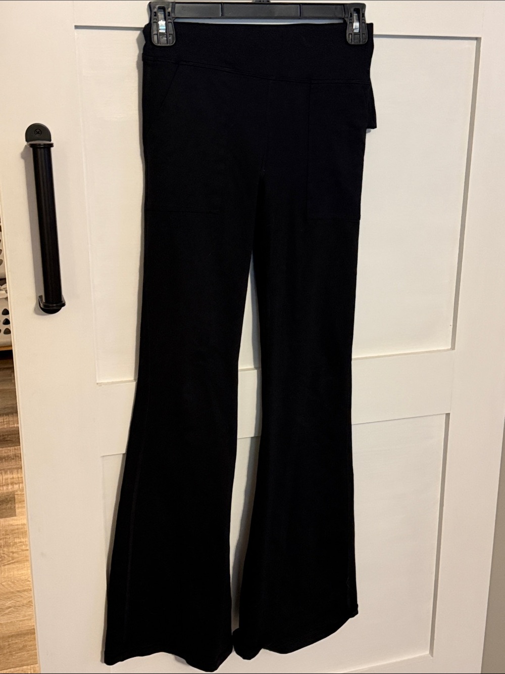 aerie Black Boot-Cut Flare Pants